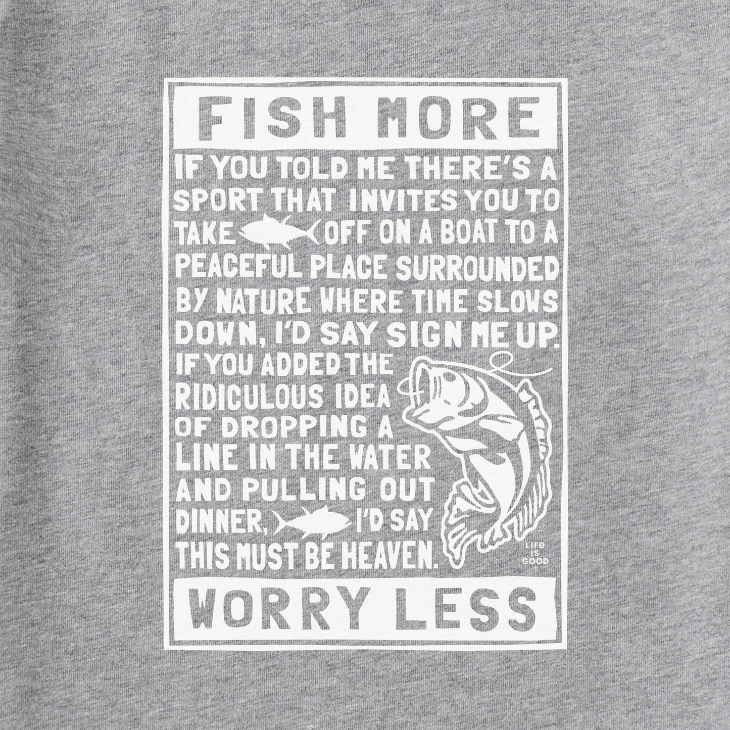 Men's Berts Fishing Manifesto Short Sleeve Crusher Tee