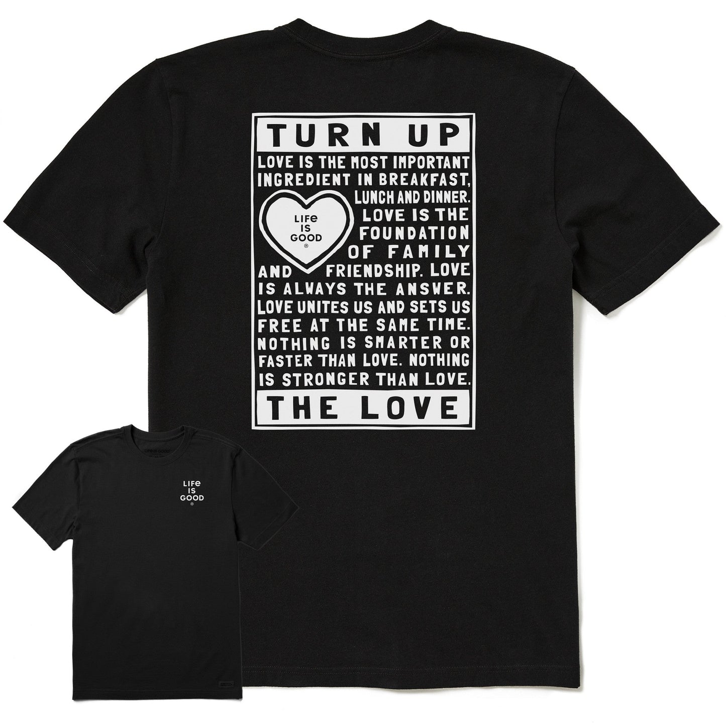 Men's Berts Love Manifesto Short Sleeve Crusher Tee