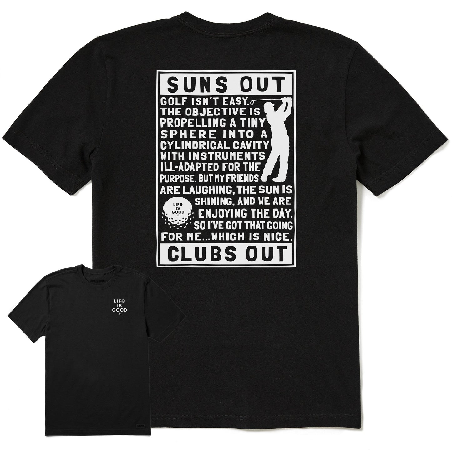 Men's Berts Golf Manifesto Short Sleeve Crusher Tee