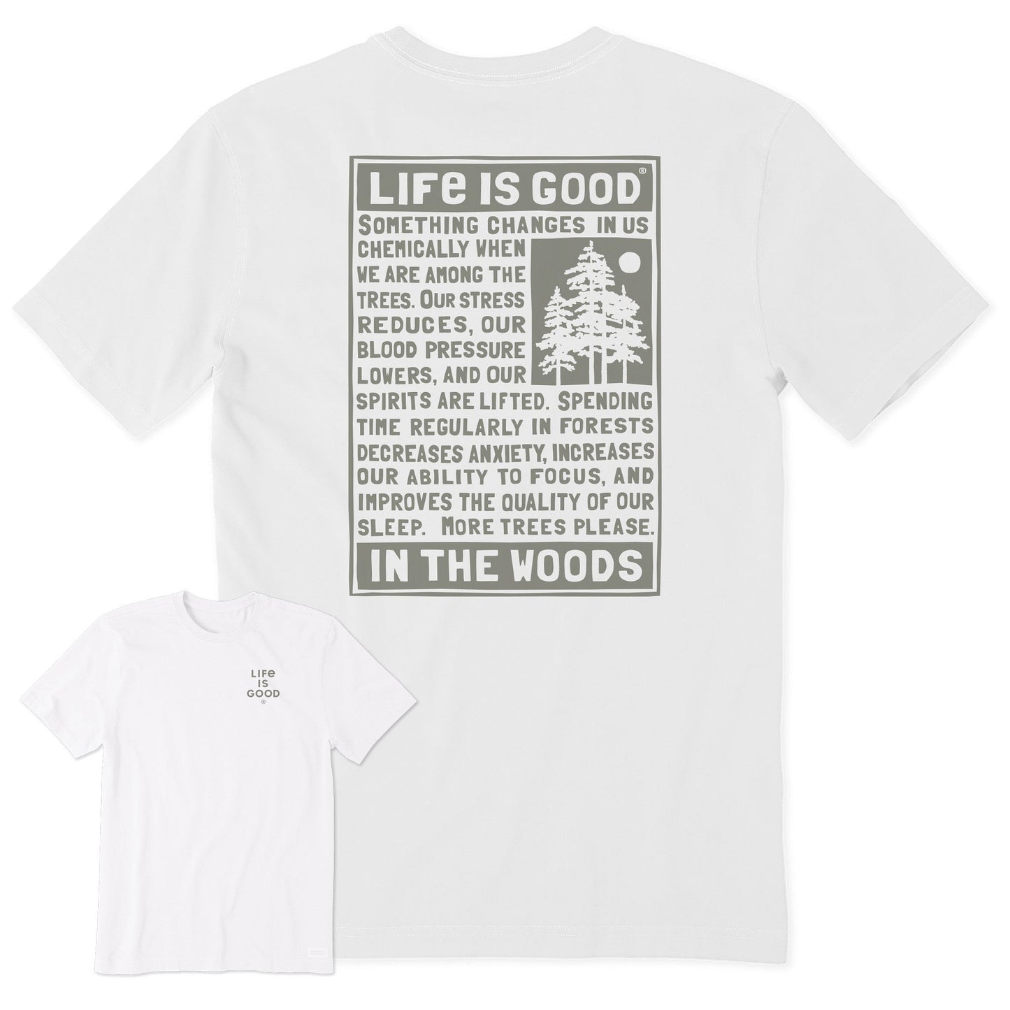 Men's Berts Tree Manifesto Short Sleeve Crusher Tee