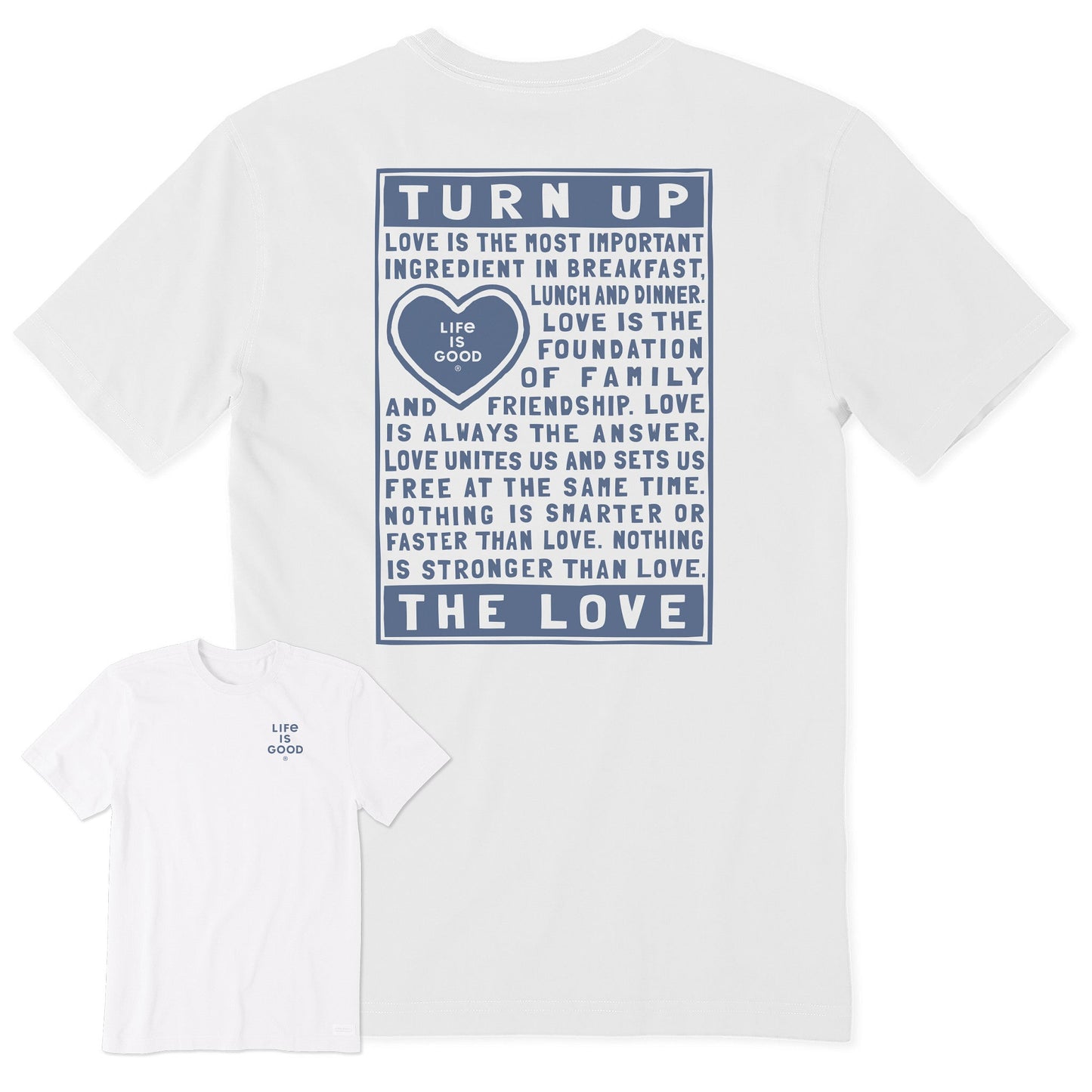 Men's Berts Love Manifesto Short Sleeve Crusher Tee