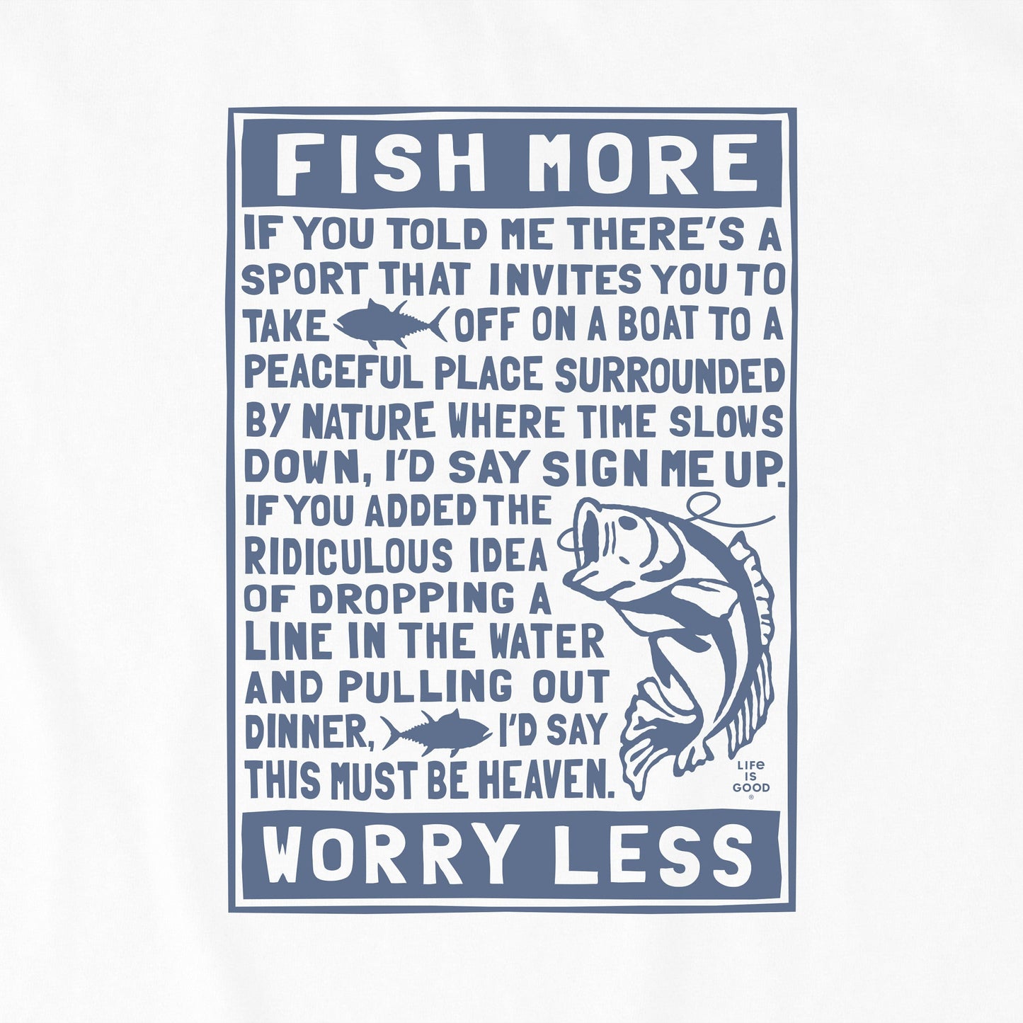 Men's Berts Fishing Manifesto Short Sleeve Crusher Tee