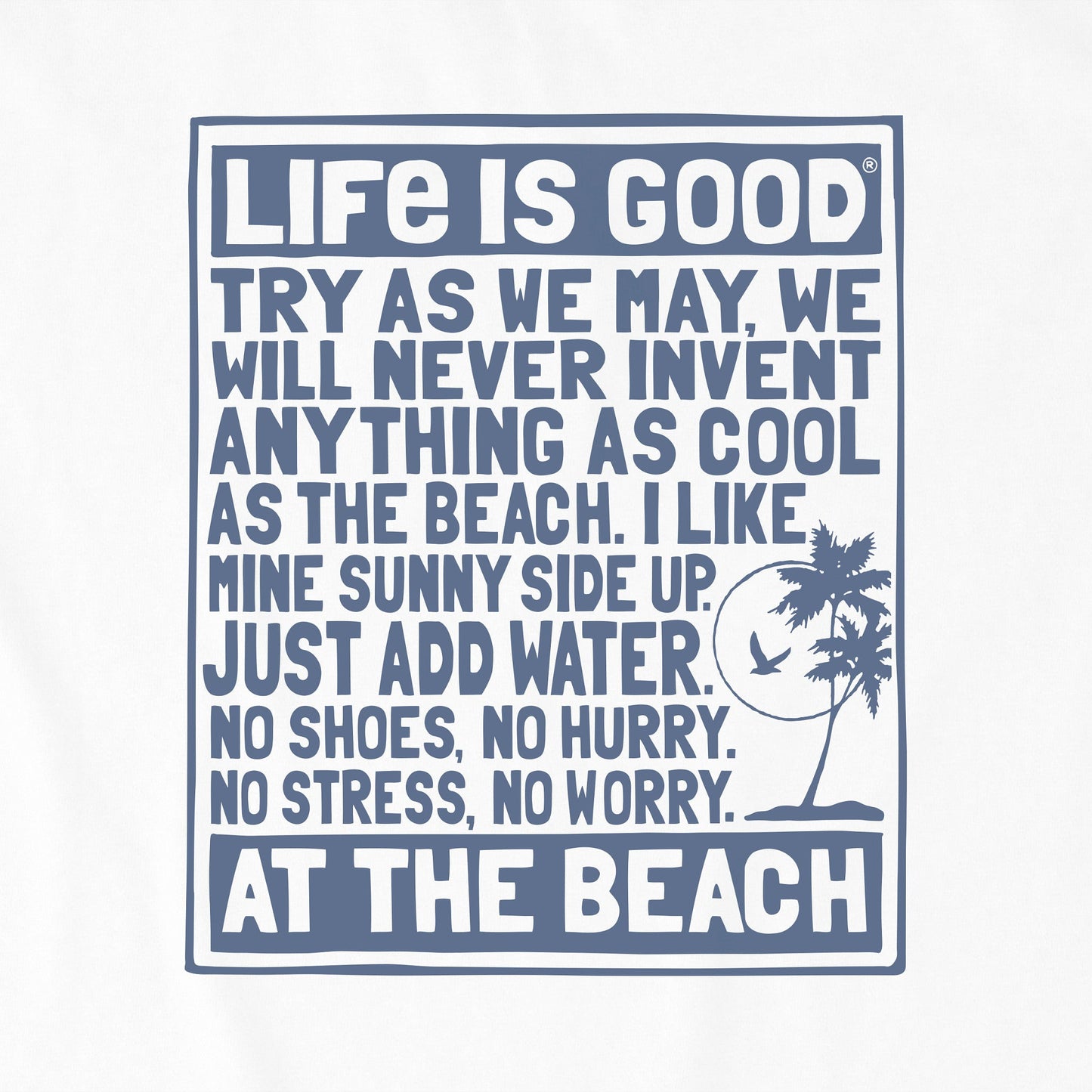 Men's Berts Beach Manifesto Short Sleeve Crusher Tee