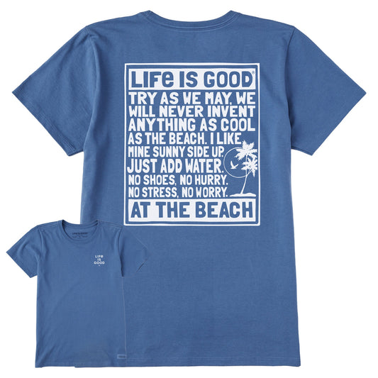 Women's Berts Beach Manifesto Short Sleeve Crusher Tee