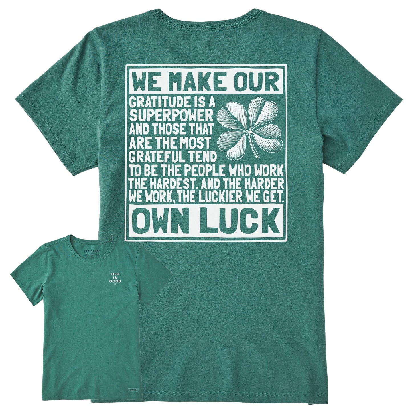 Women's Berts Luck Manifesto Short Sleeve Crusher Tee