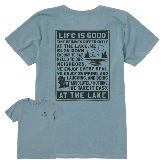 Women's Berts Lake Manifesto Short Sleeve Crusher Tee