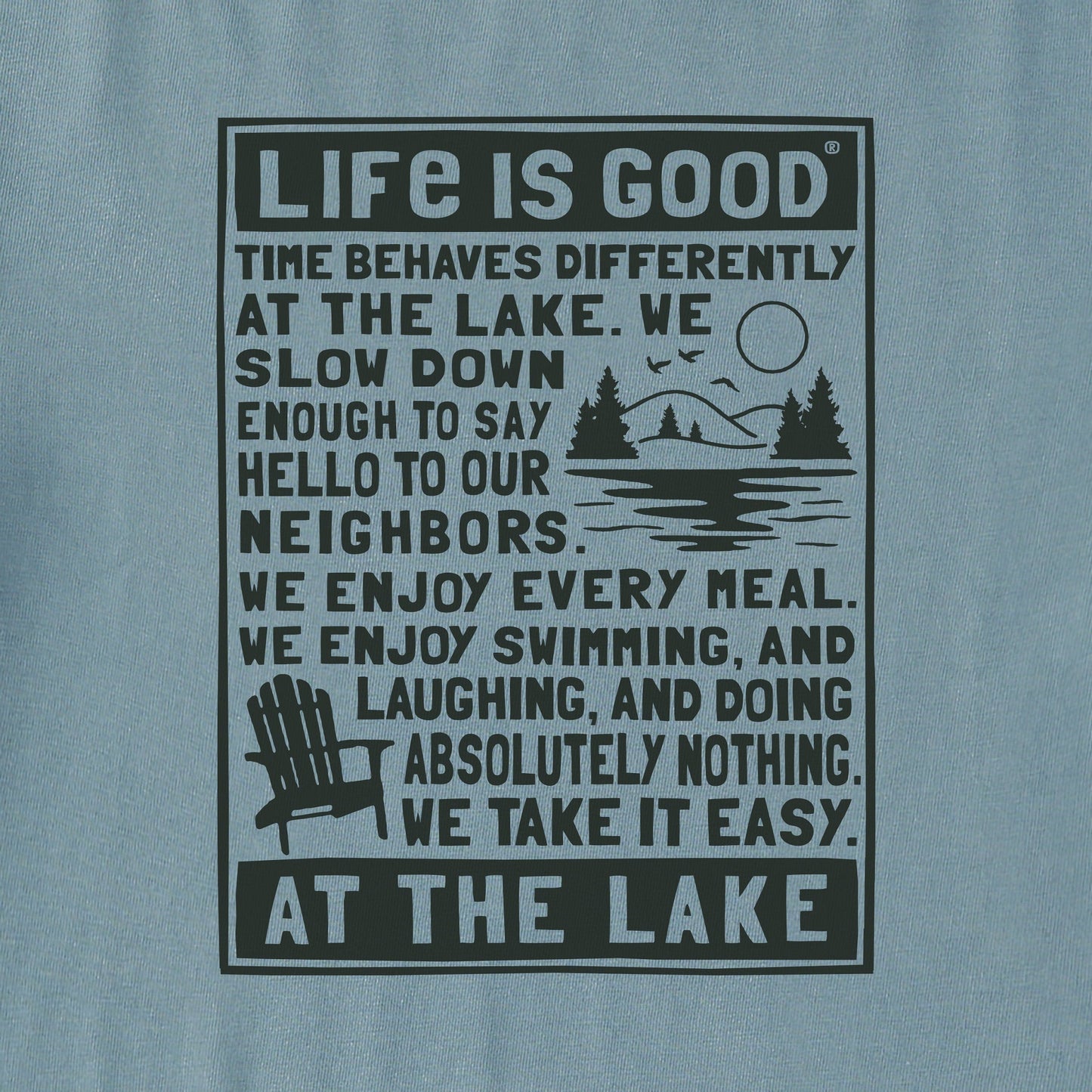 Women's Berts Lake Manifesto Short Sleeve Crusher Tee