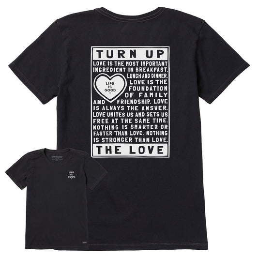 Women's Berts Love Manifesto Short Sleeve Crusher Tee