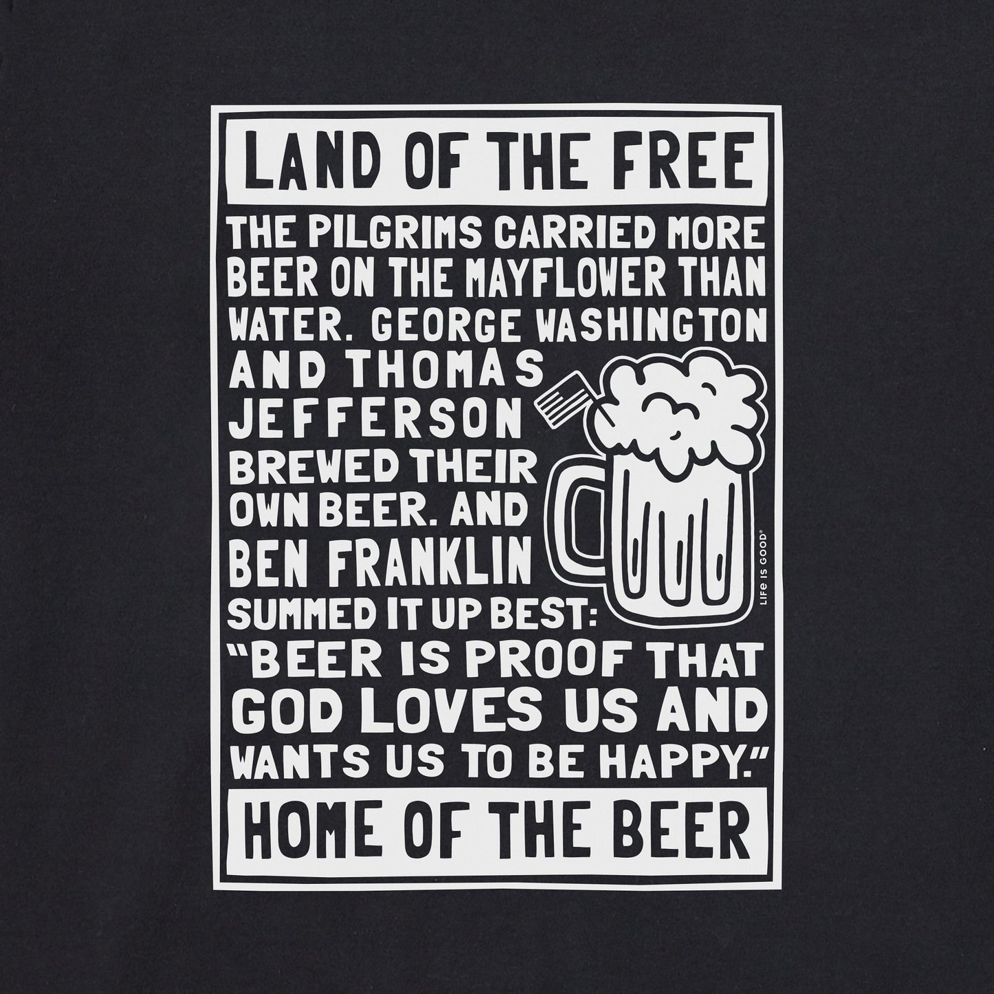 Women's Berts Beer Manifesto Short Sleeve Crusher Tee