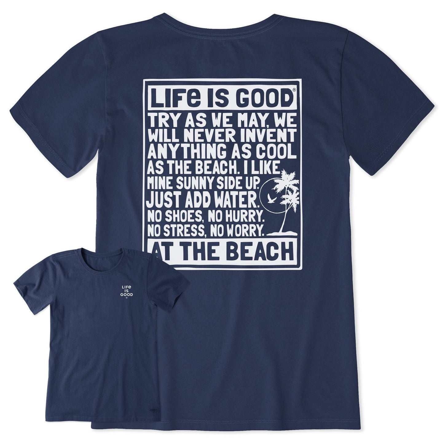 Women's Berts Beach Manifesto Short Sleeve Crusher Tee