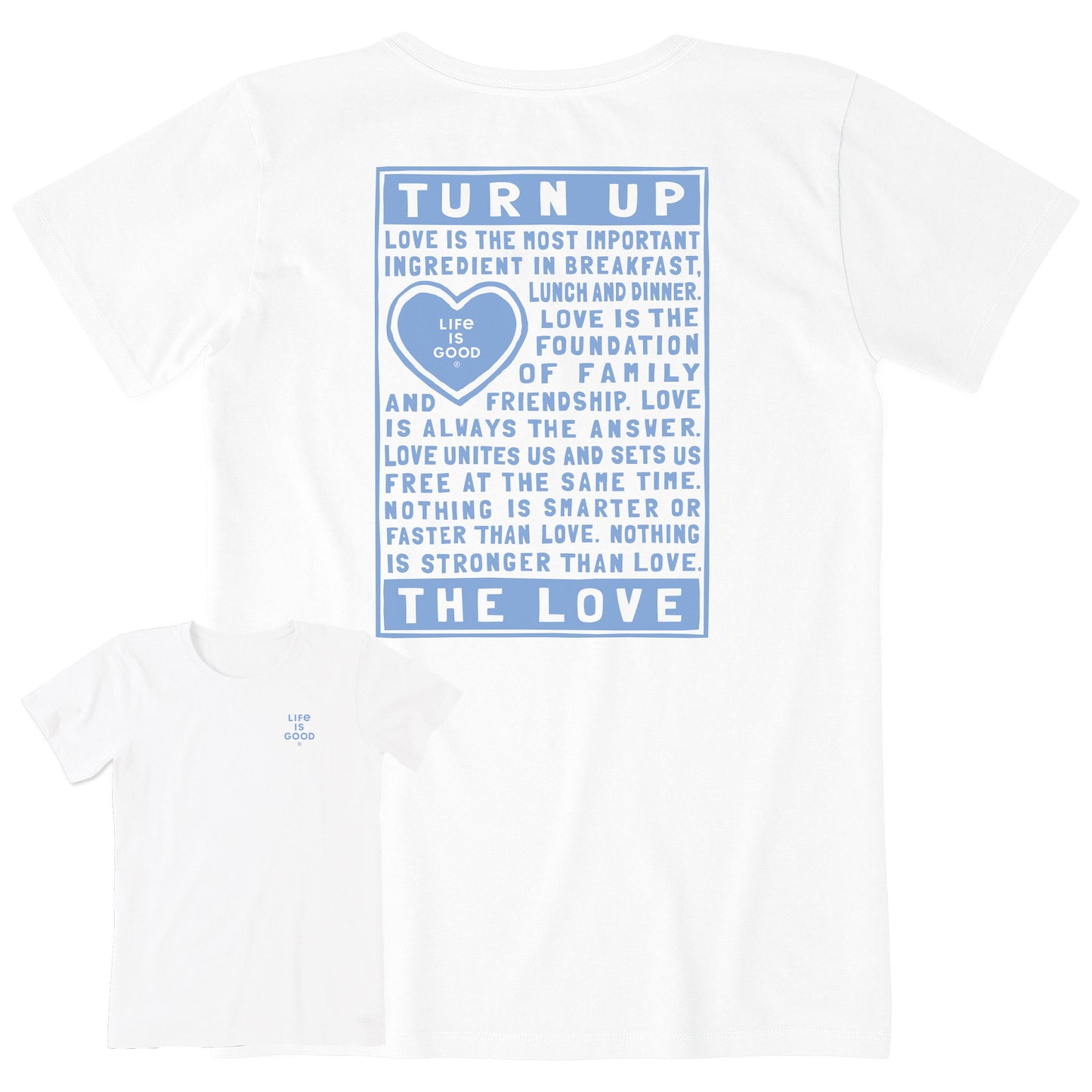 Women's Berts Love Manifesto Short Sleeve Crusher Tee