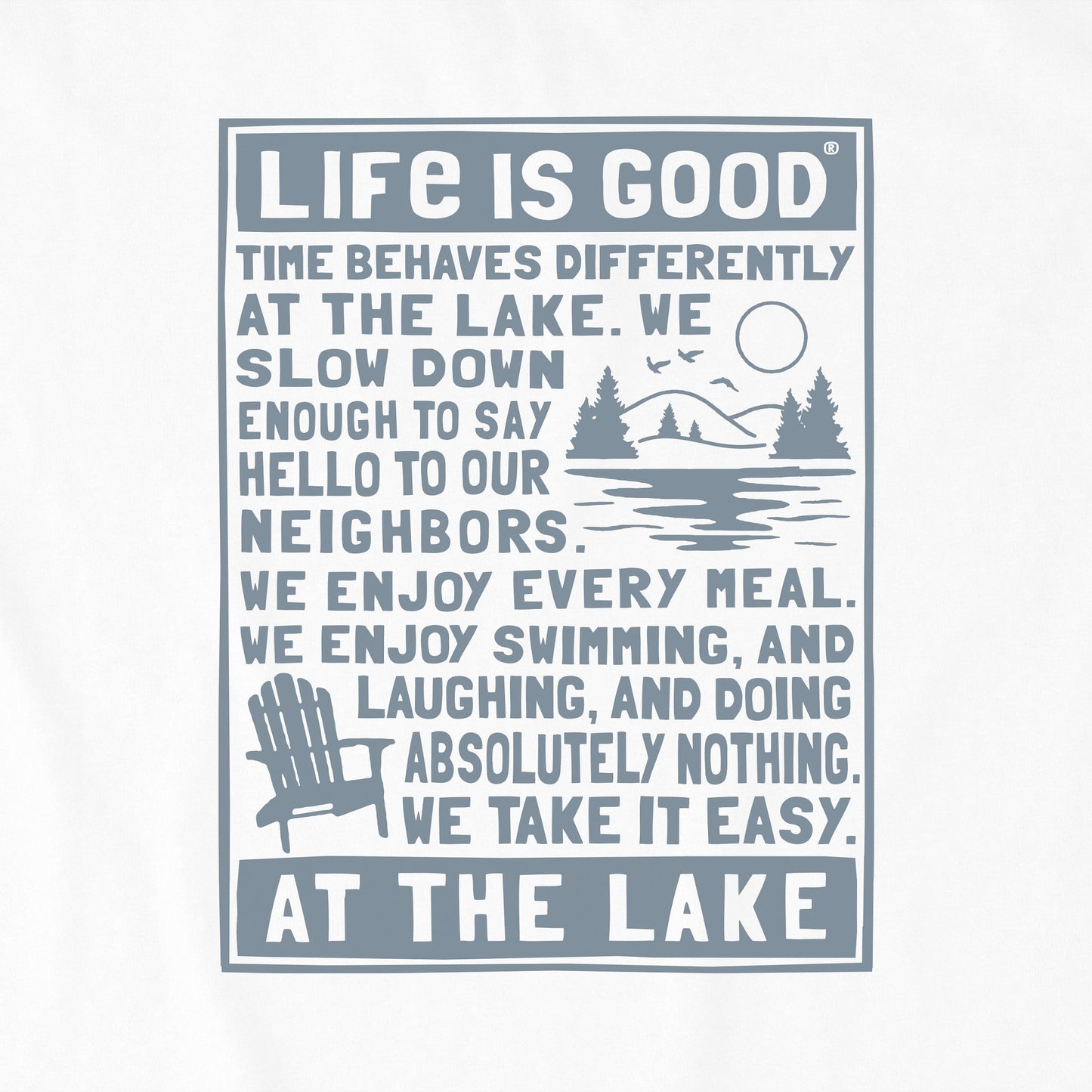 Women's Berts Lake Manifesto Short Sleeve Crusher Tee