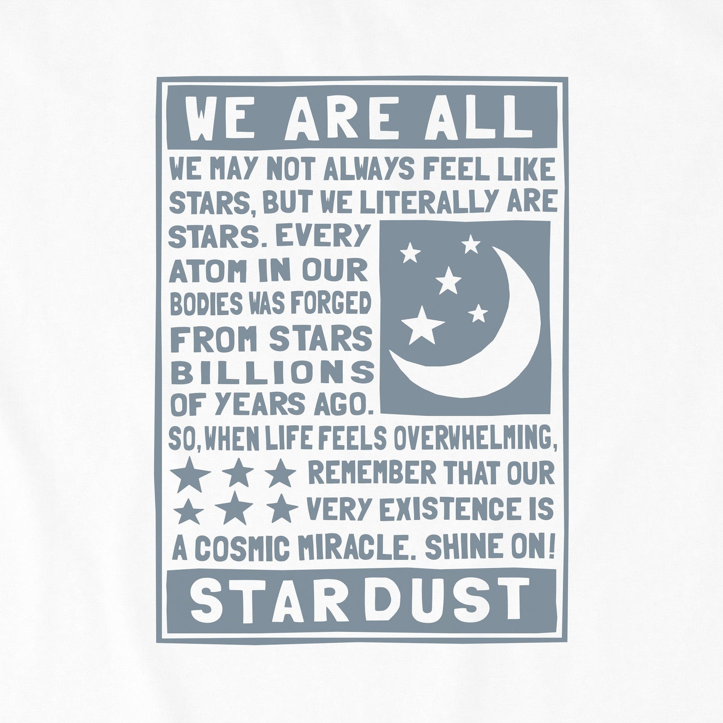 Women's Berts Celestial Manifesto Short Sleeve Crusher Tee