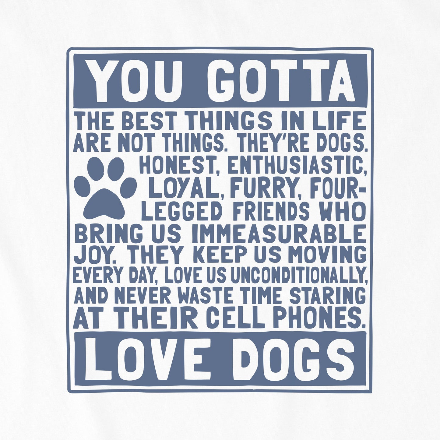 Women's Berts Dog Manifesto Short Sleeve Crusher Tee