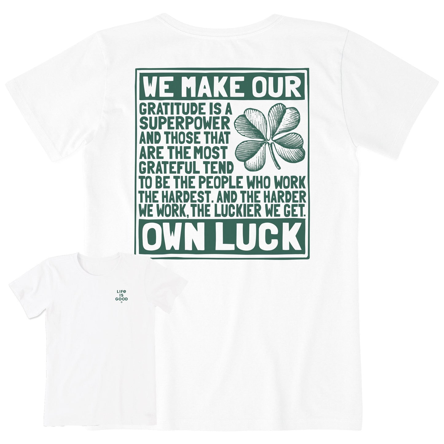 Women's Berts Luck Manifesto Short Sleeve Crusher Tee