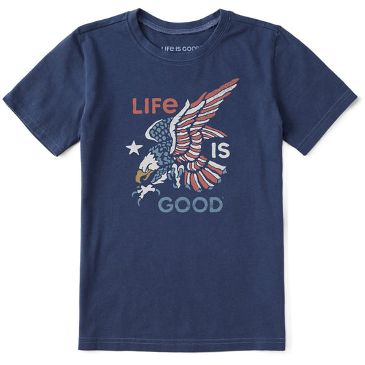 Kids American Eagle Short Sleeve Crusher Tee