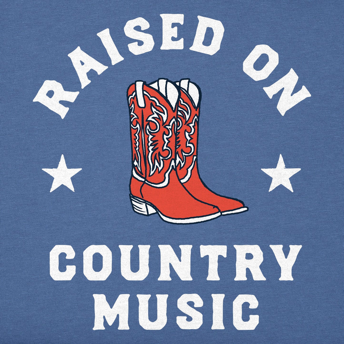 Kids Raised on Country Music Short Sleeve Crusher Tee