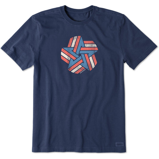 Men's Spangled Star Short Sleeve Tee