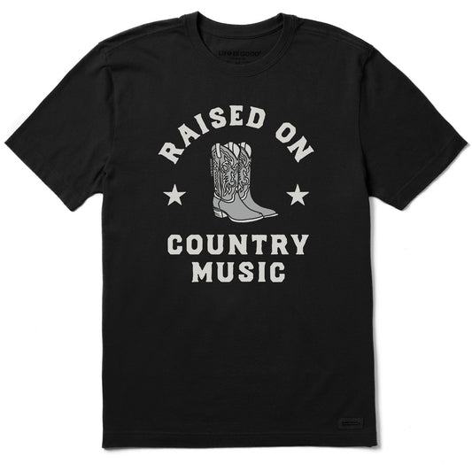 Men's Raised on Country Music Short Sleeve Tee
