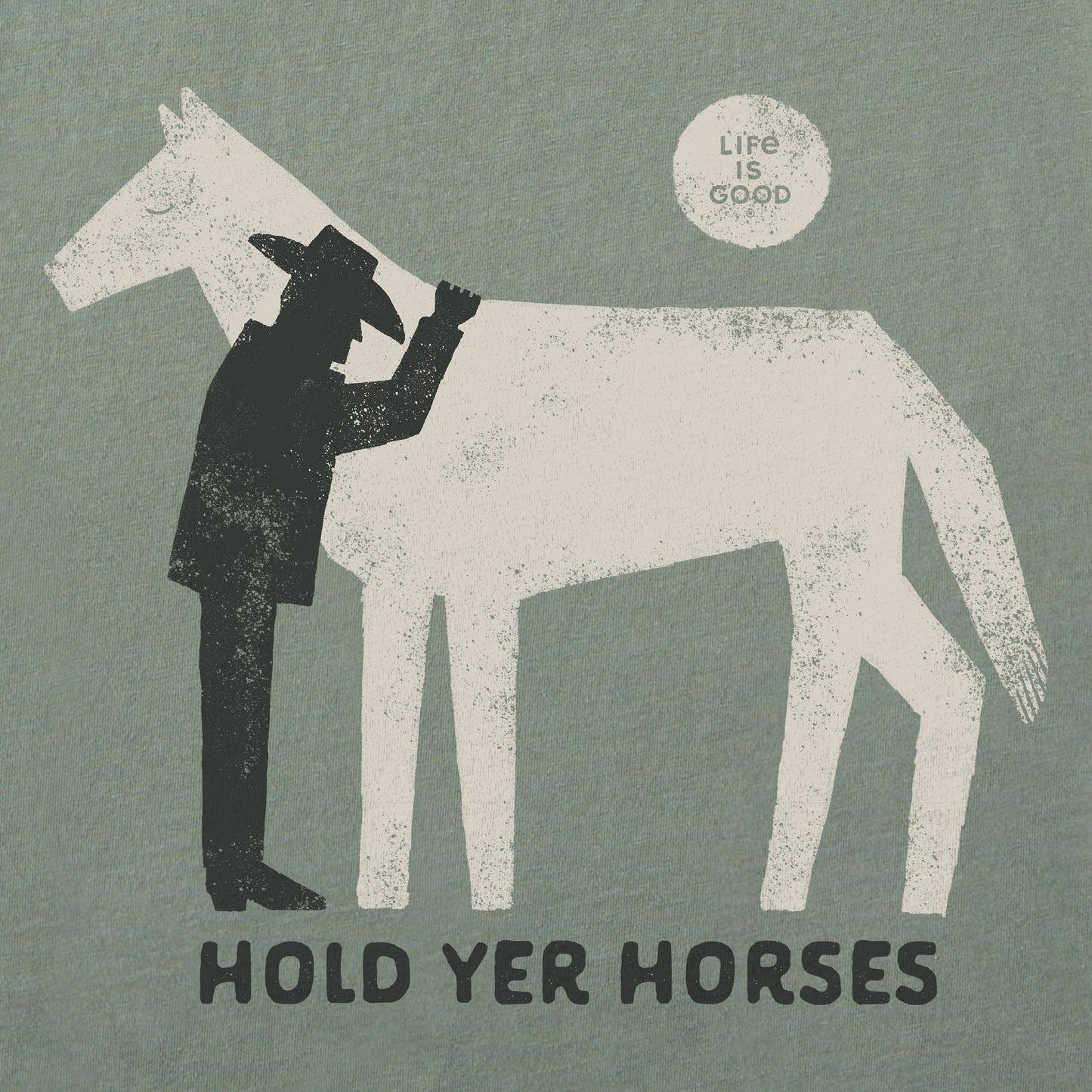 Men's Hold Yer Horses Cowboy Short Sleeve Tee
