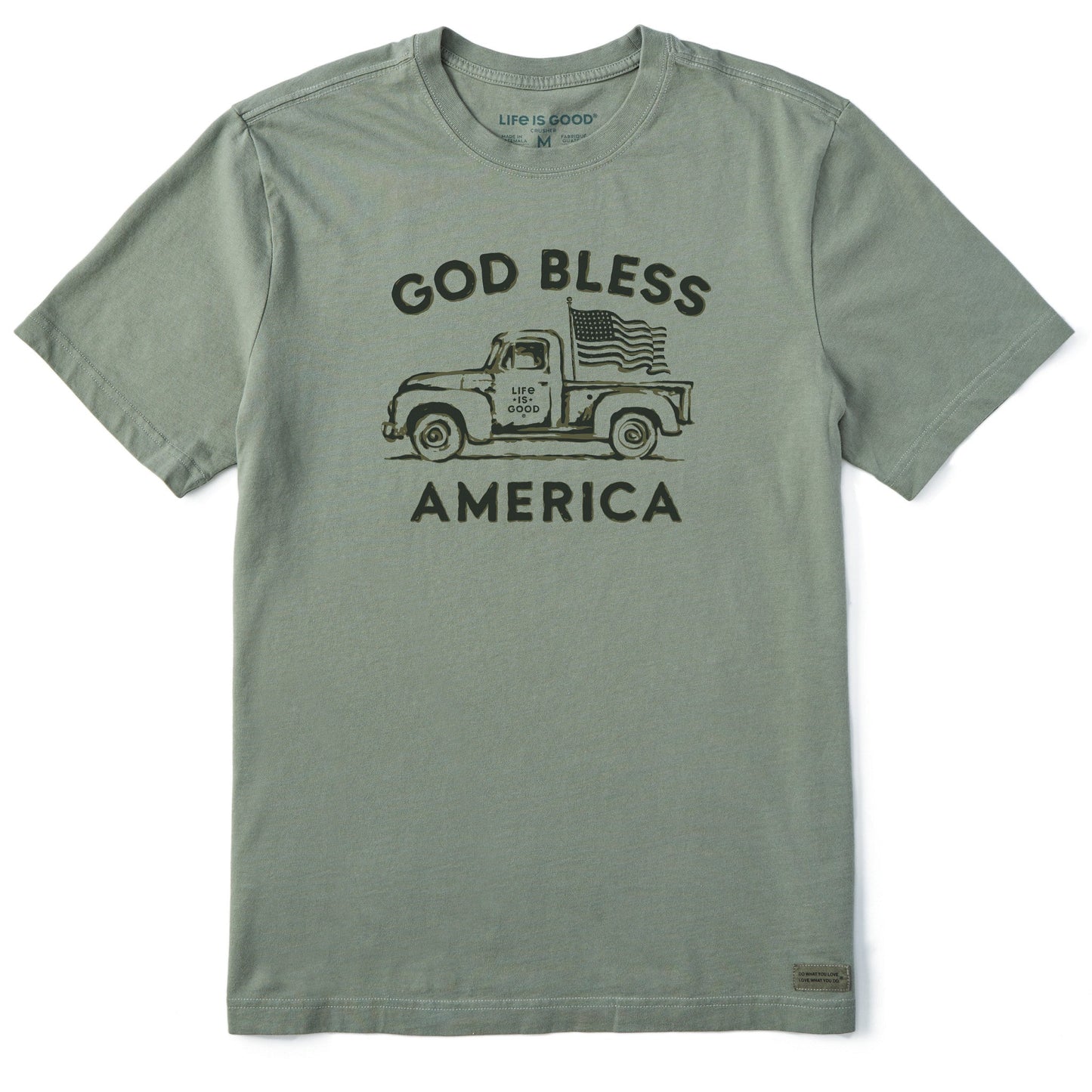 Men's God Bless American Trucks Short Sleeve Tee