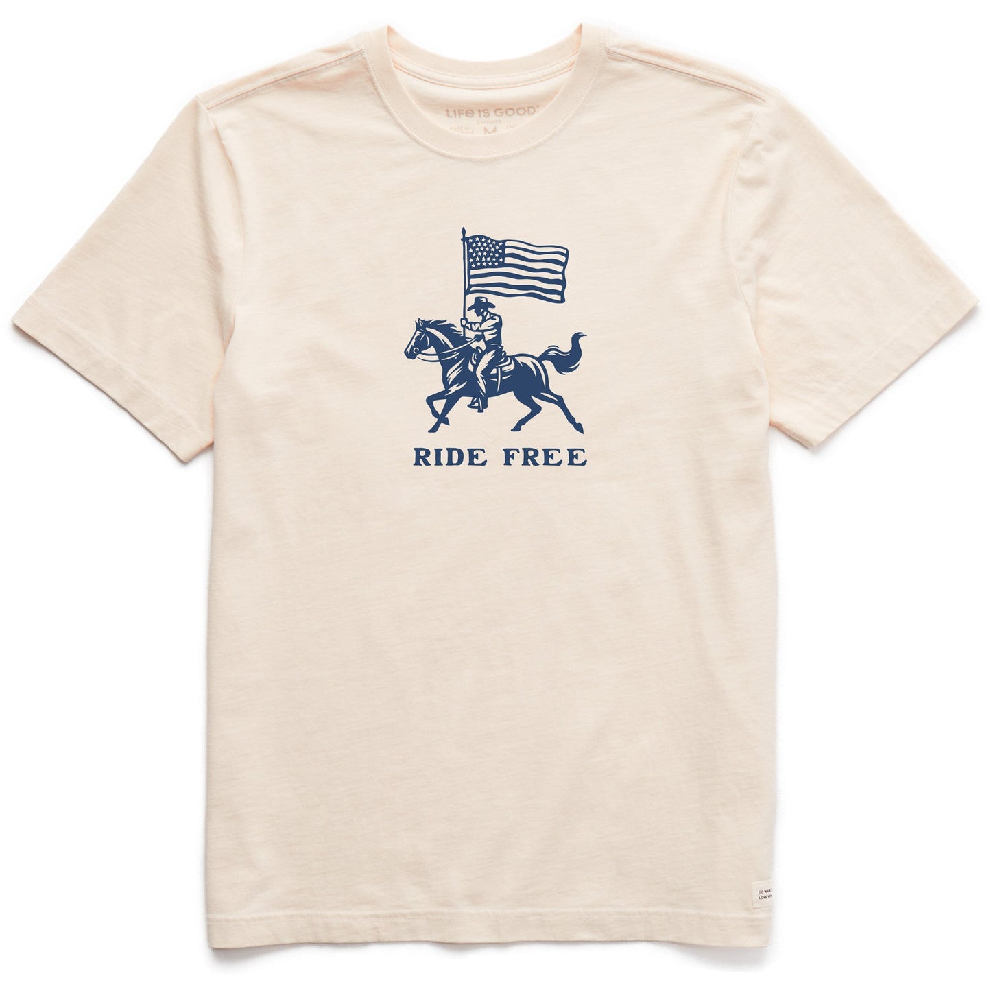 Men's Ride Free Cowboy Short Sleeve Crusher Tee