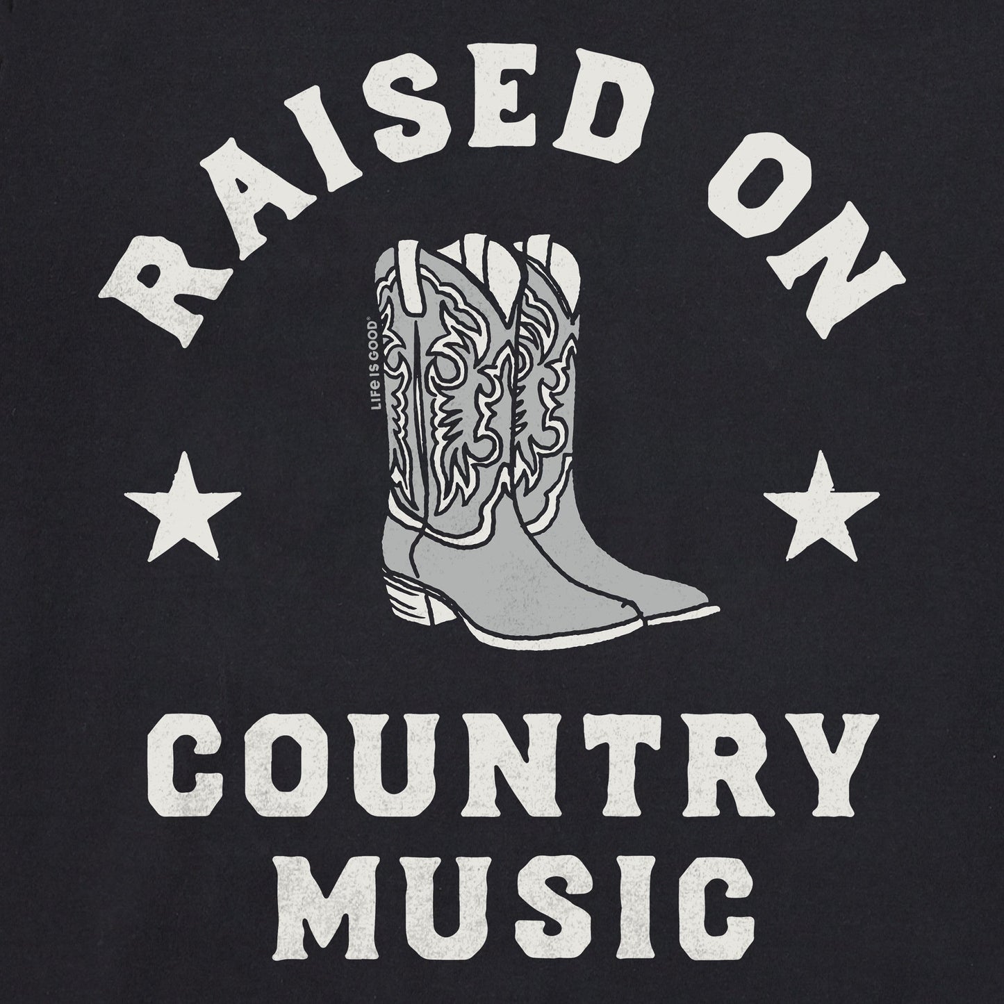 Men's Raised on Country Music Short Sleeve Tee