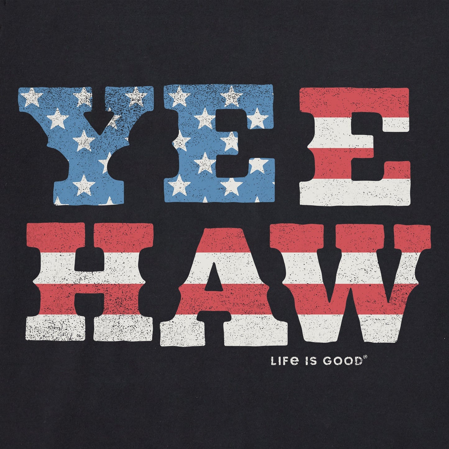 Women's Yeehaw USA Short Sleeve Crusher Boxy Tee