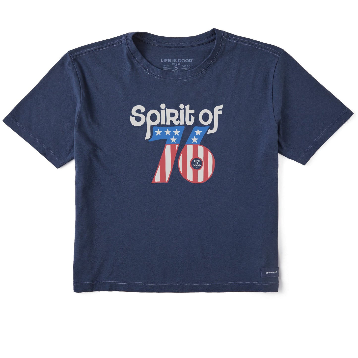 Women's Spirit of 76 Short Sleeve Crusher Boxy Tee
