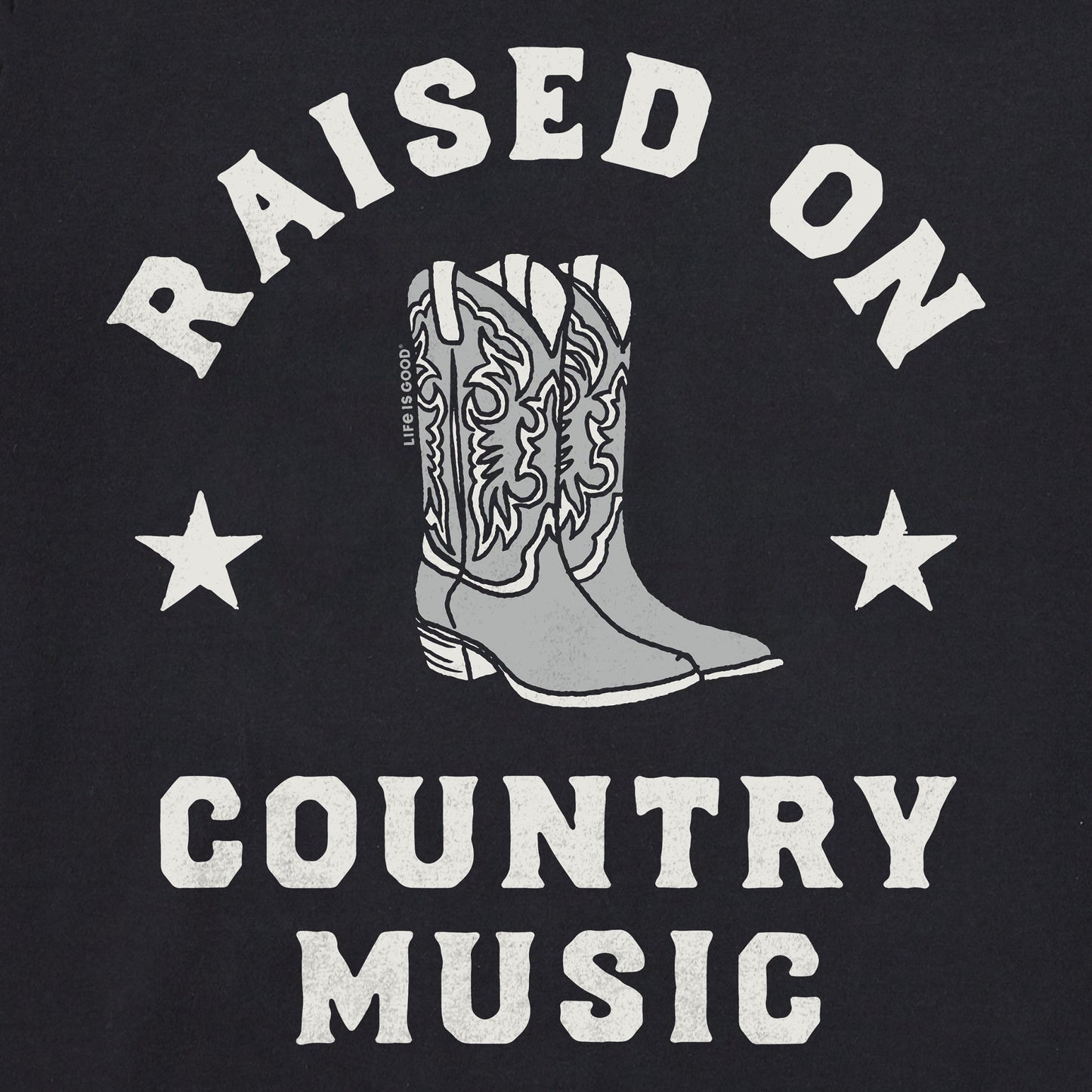 Women's Raised on Country Music Short Sleeve Tee