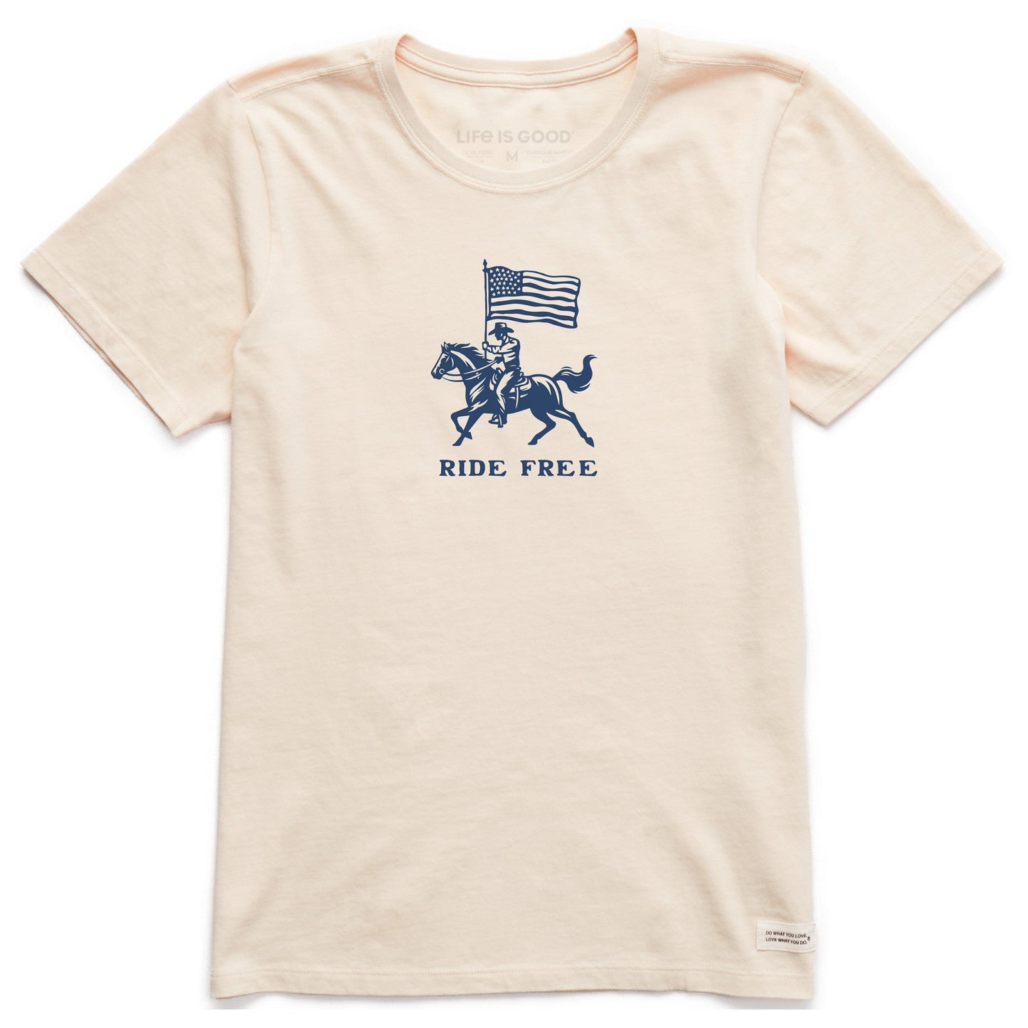 Women's Ride Free Cowboy Short Sleeve Crusher Tee
