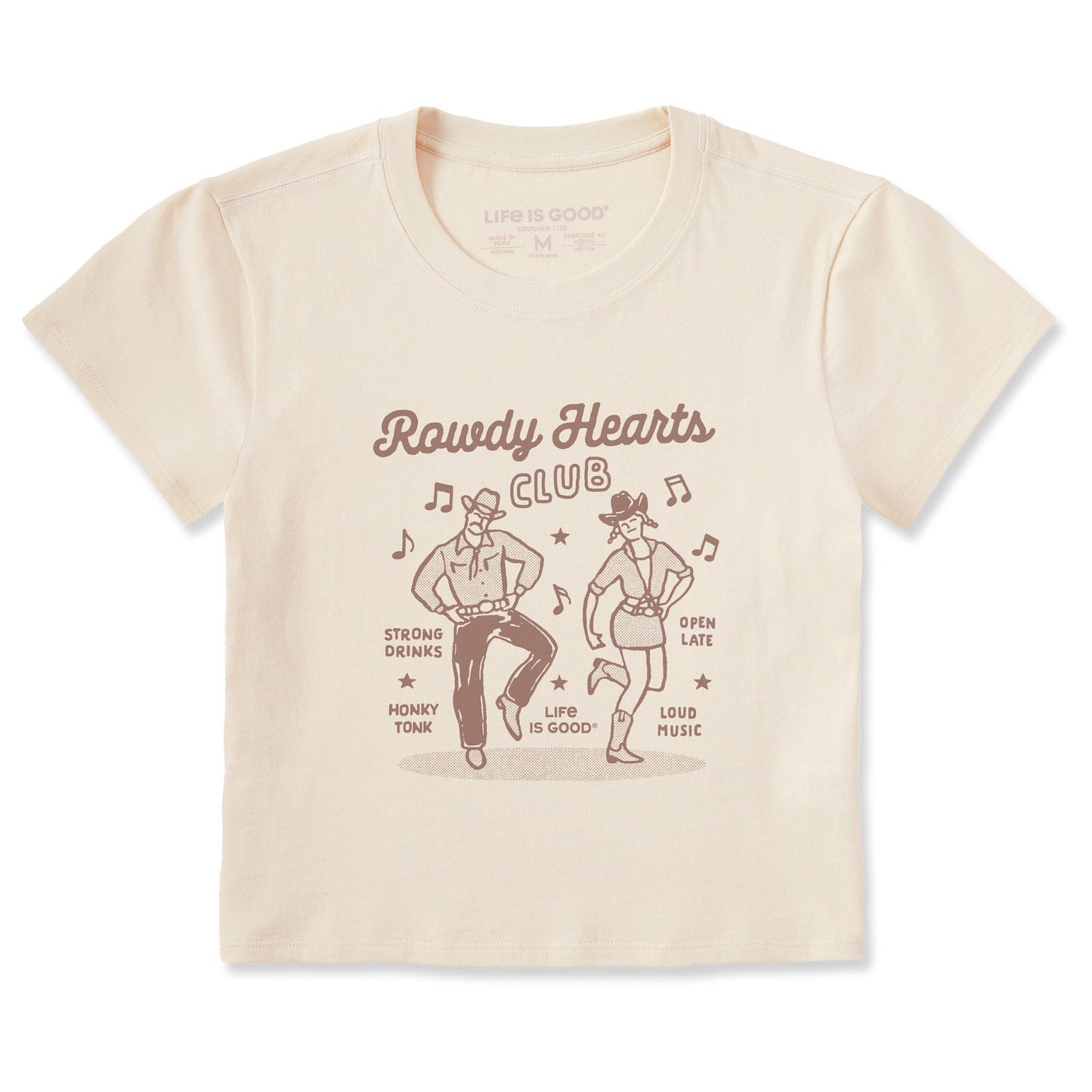 Women's Rowdy Hearts Club Crusher-LITE Shrunken Tee