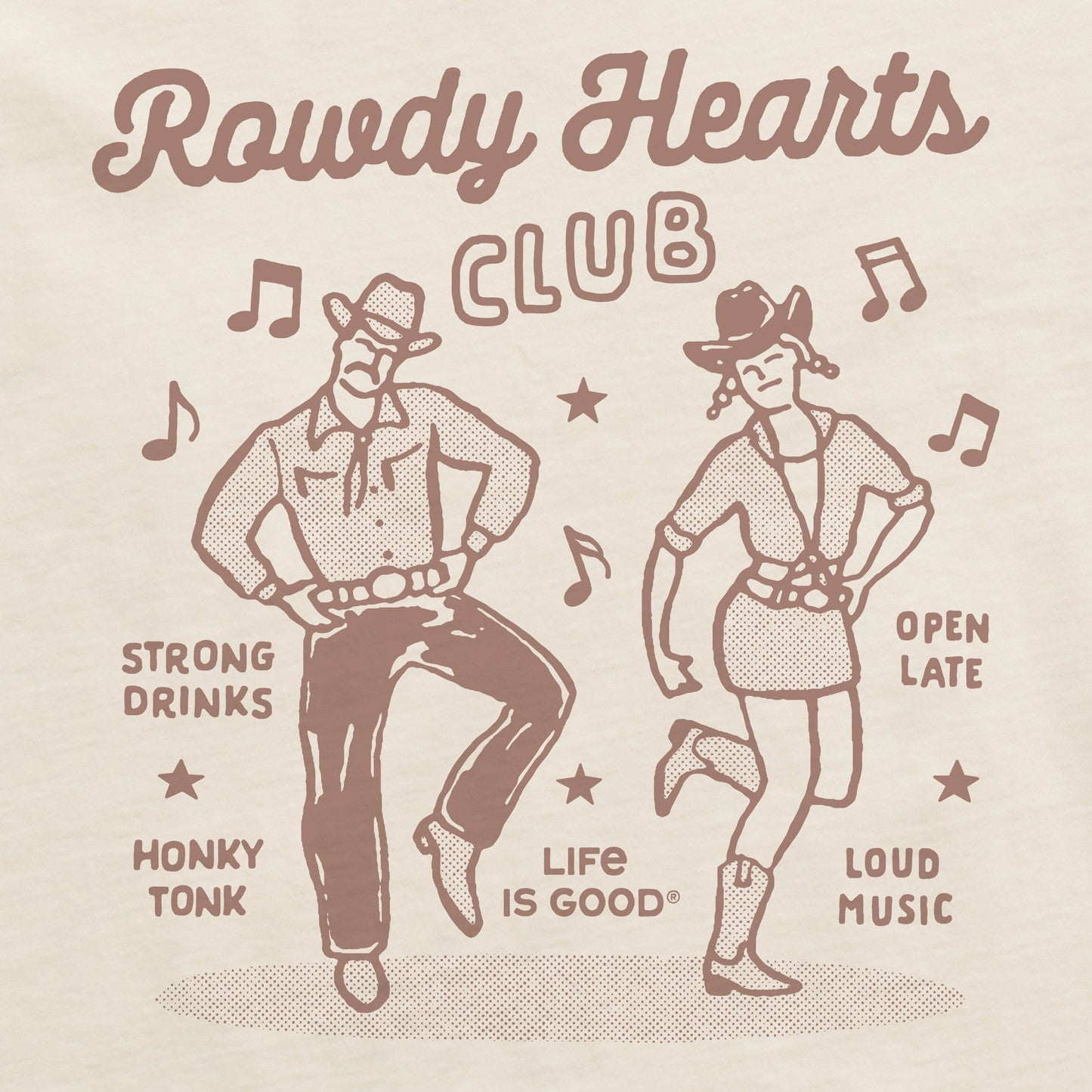 Women's Rowdy Hearts Club Crusher-LITE Shrunken Tee