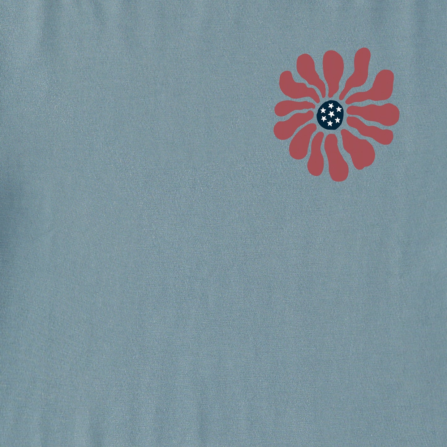 Women's America the Beautiful Flowers Short Sleeve Crusher Tee