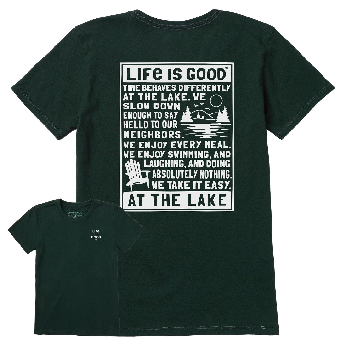 Women's Berts Lake Manifesto Short Sleeve Crusher Tee