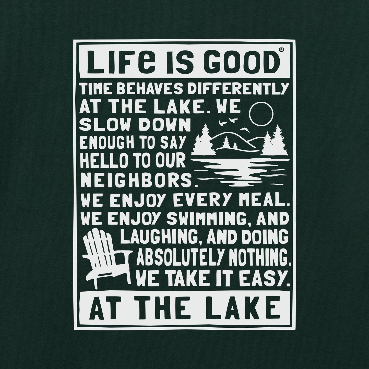 Women's Berts Lake Manifesto Short Sleeve Crusher Tee