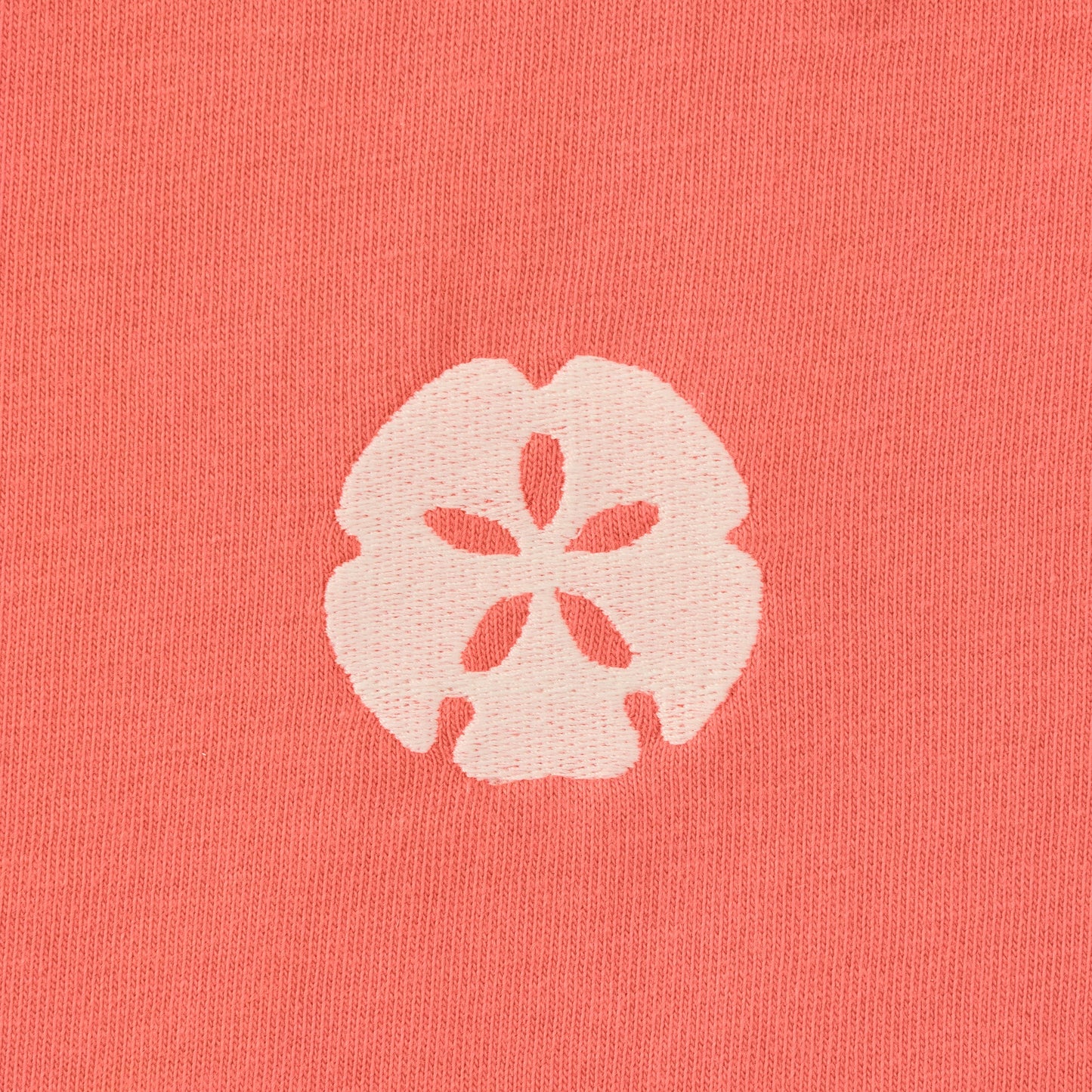 Women's Embroidered Sand Dollar Short Sleeve Crusher Boxy Tee