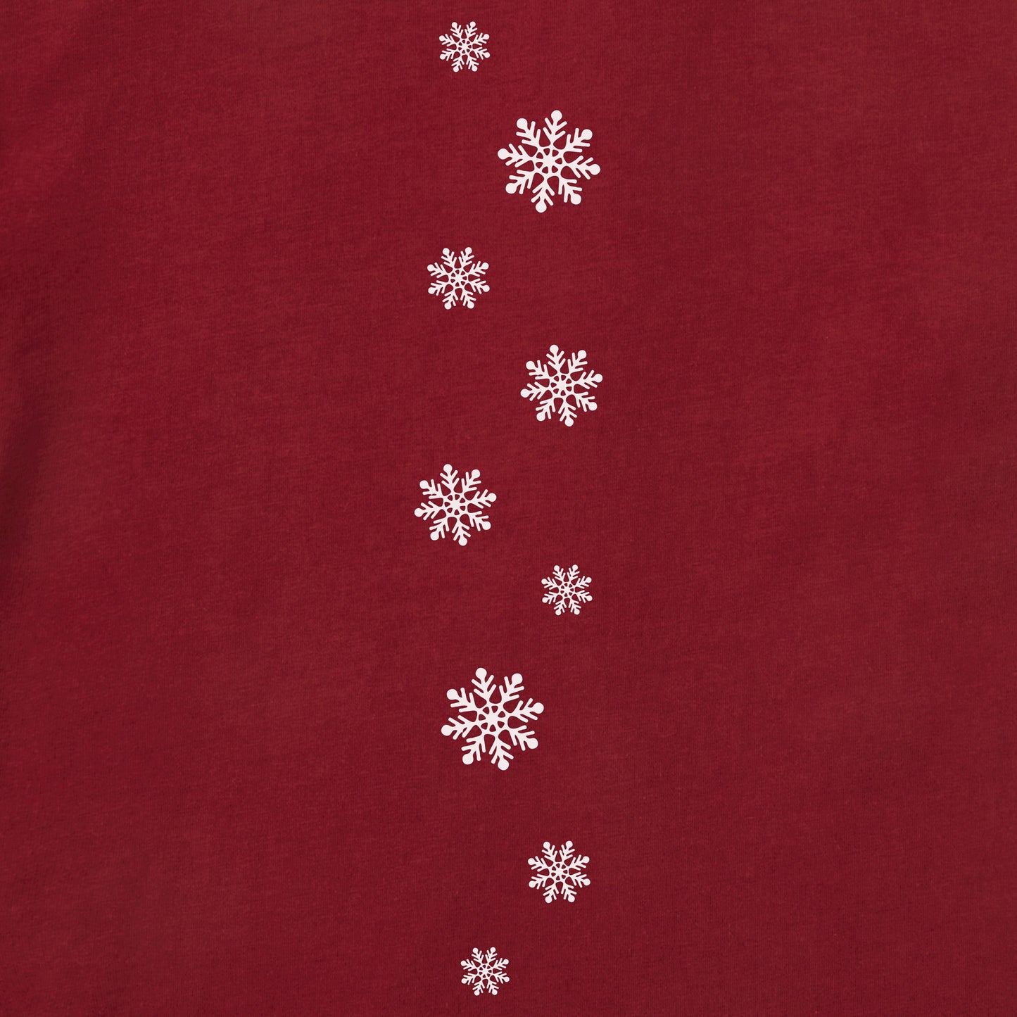 Women's Grinch Peace Love Joy Snow Long Sleeve Crusher Tee