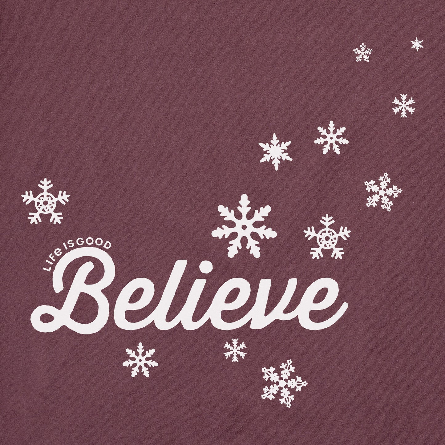 Women's Believe Long Sleeve Crusher Tee