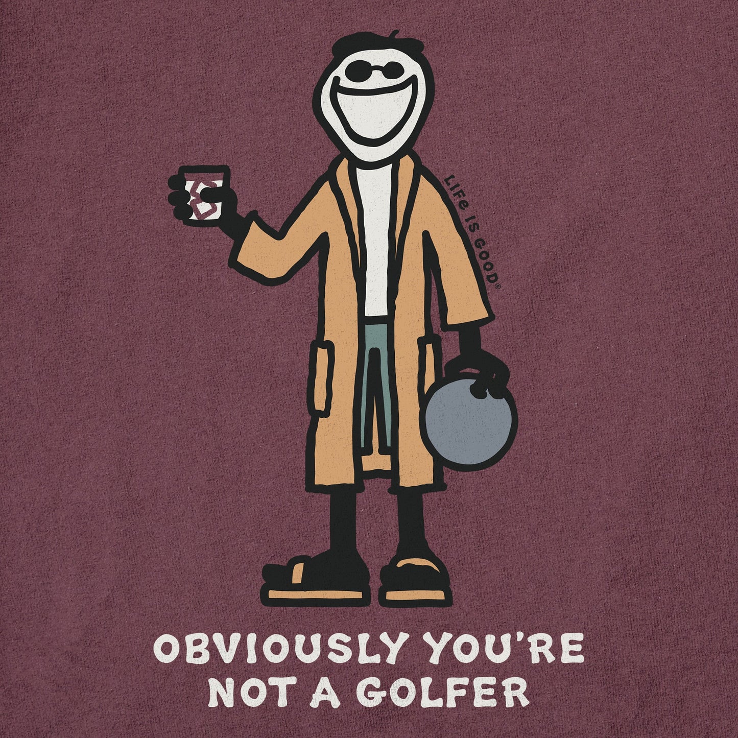 Men's Jake as the Dude Short Sleeve Crusher Tee