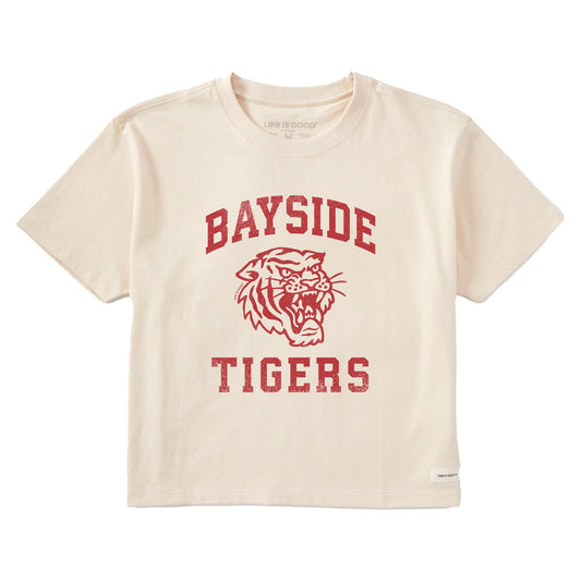 Women's Bayside Tigers Short Sleeve Crusher Boxy Tee