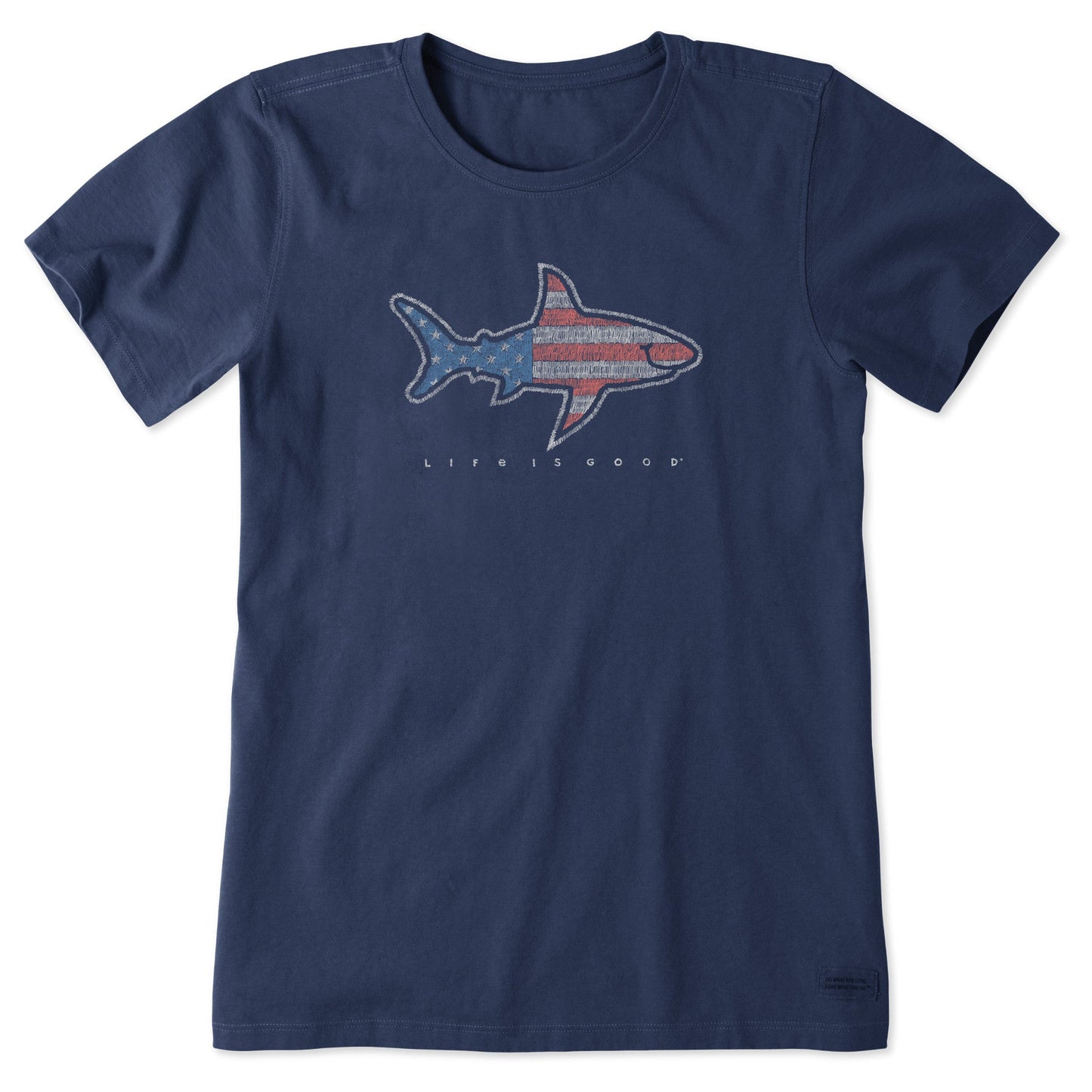 Women's USA Shark Short Sleeve Tee