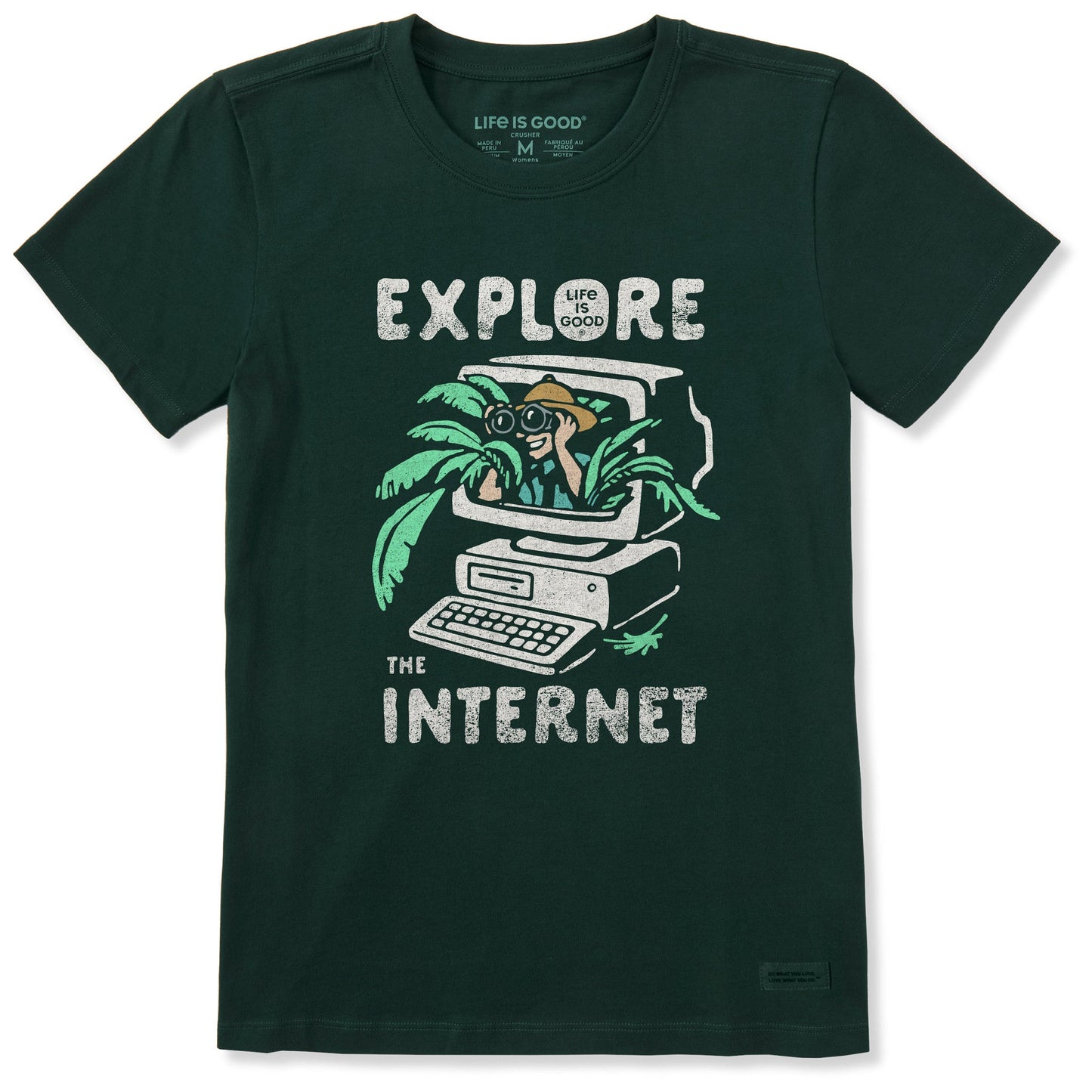 Women's Explore the Internet Short Sleeve Crusher Tee