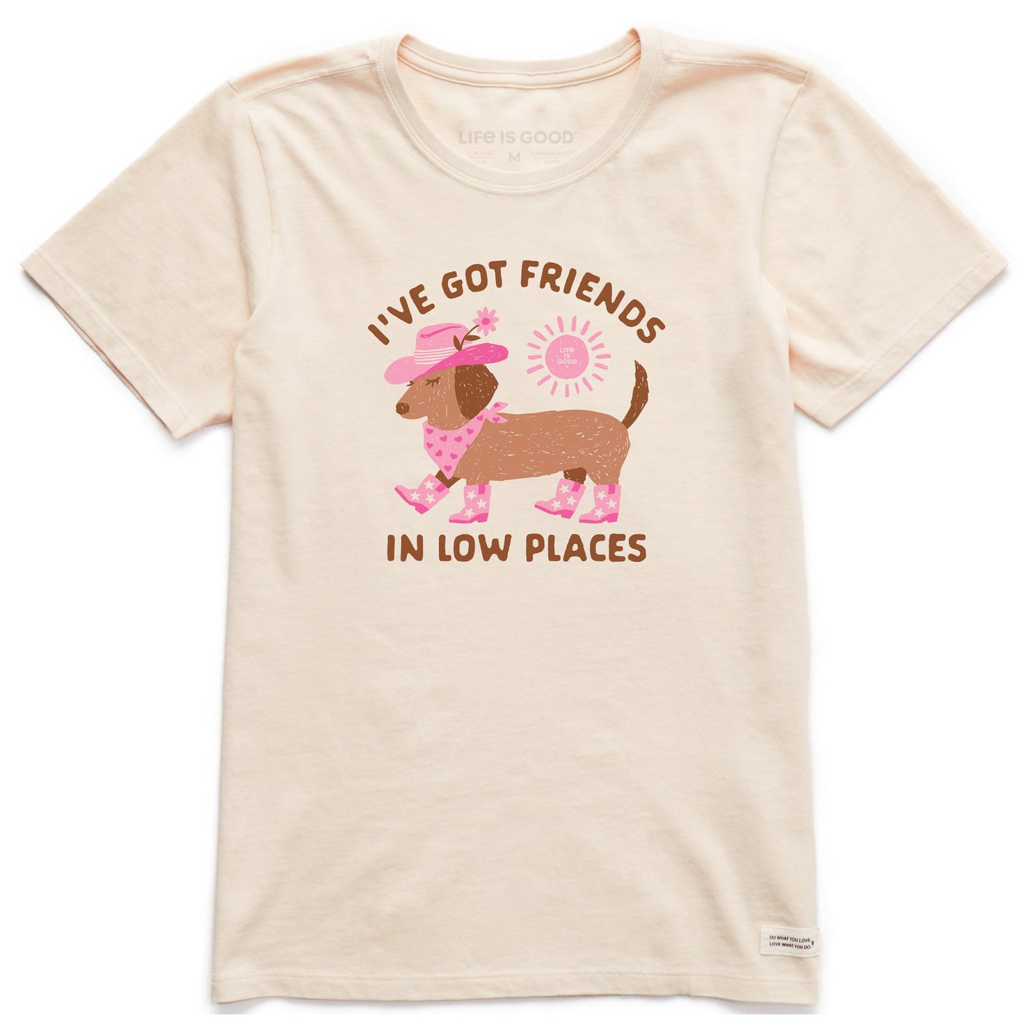 Women's Dachshund Friends Short Sleeve Crusher Tee