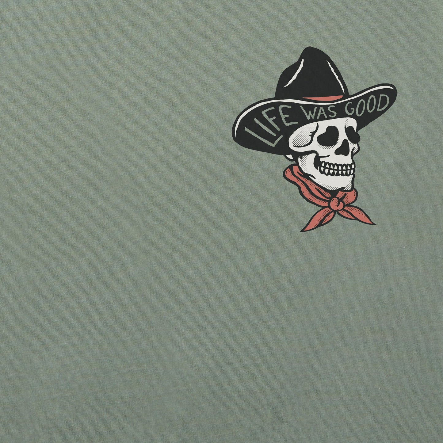 Men's Life Was Good Cowboy Short Sleeve Tee