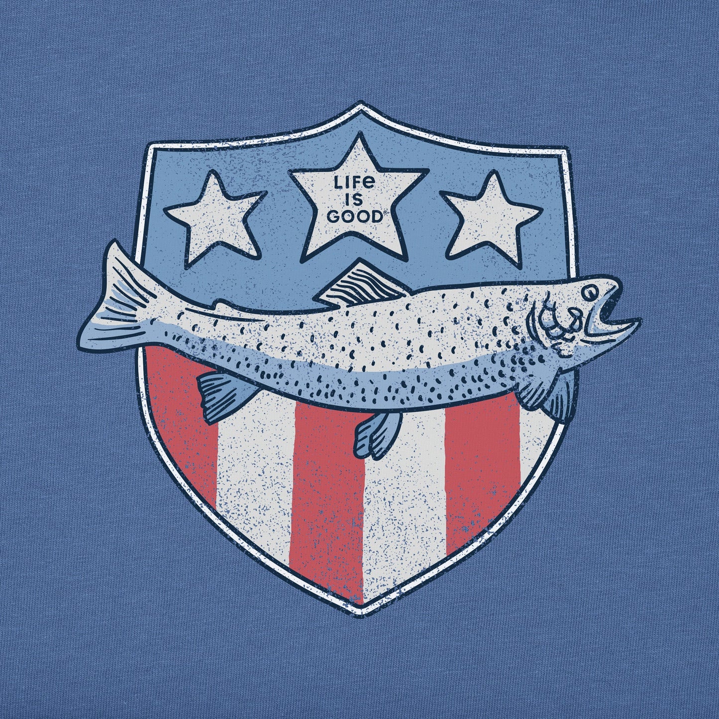 Men's American Fishing Short Sleeve Tee