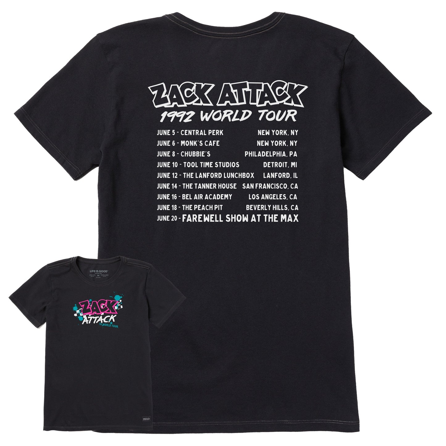 Women's Zack Attack '92 World Tour Short Sleeve Tee