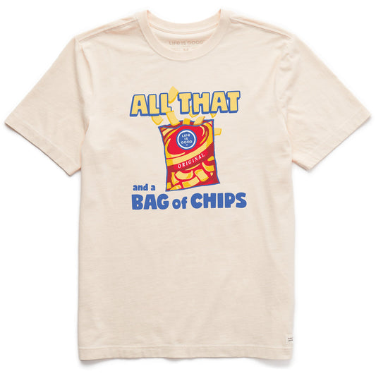 Men's All That and a Bag of Chips Short Sleeve Crusher Tee