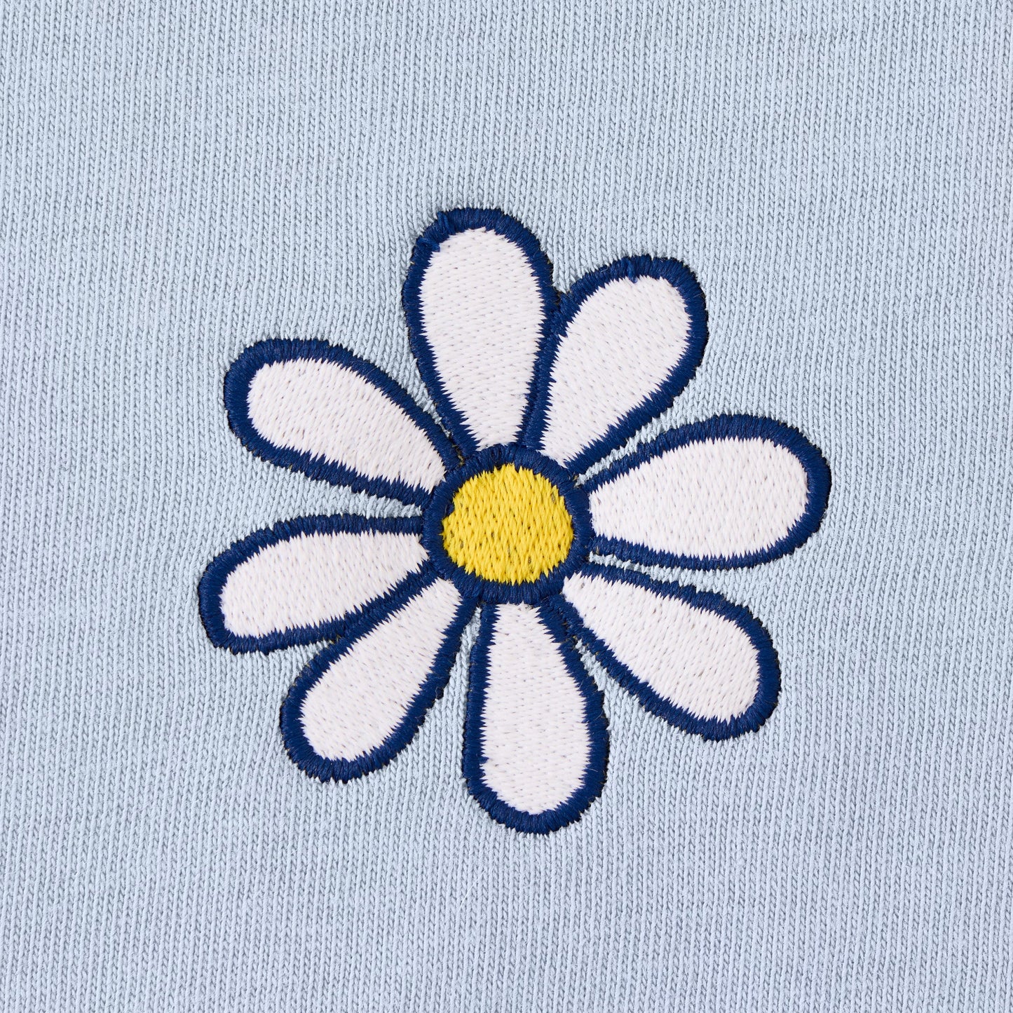 Women's Embroidered Daisy Short Sleeve Crusher Tee