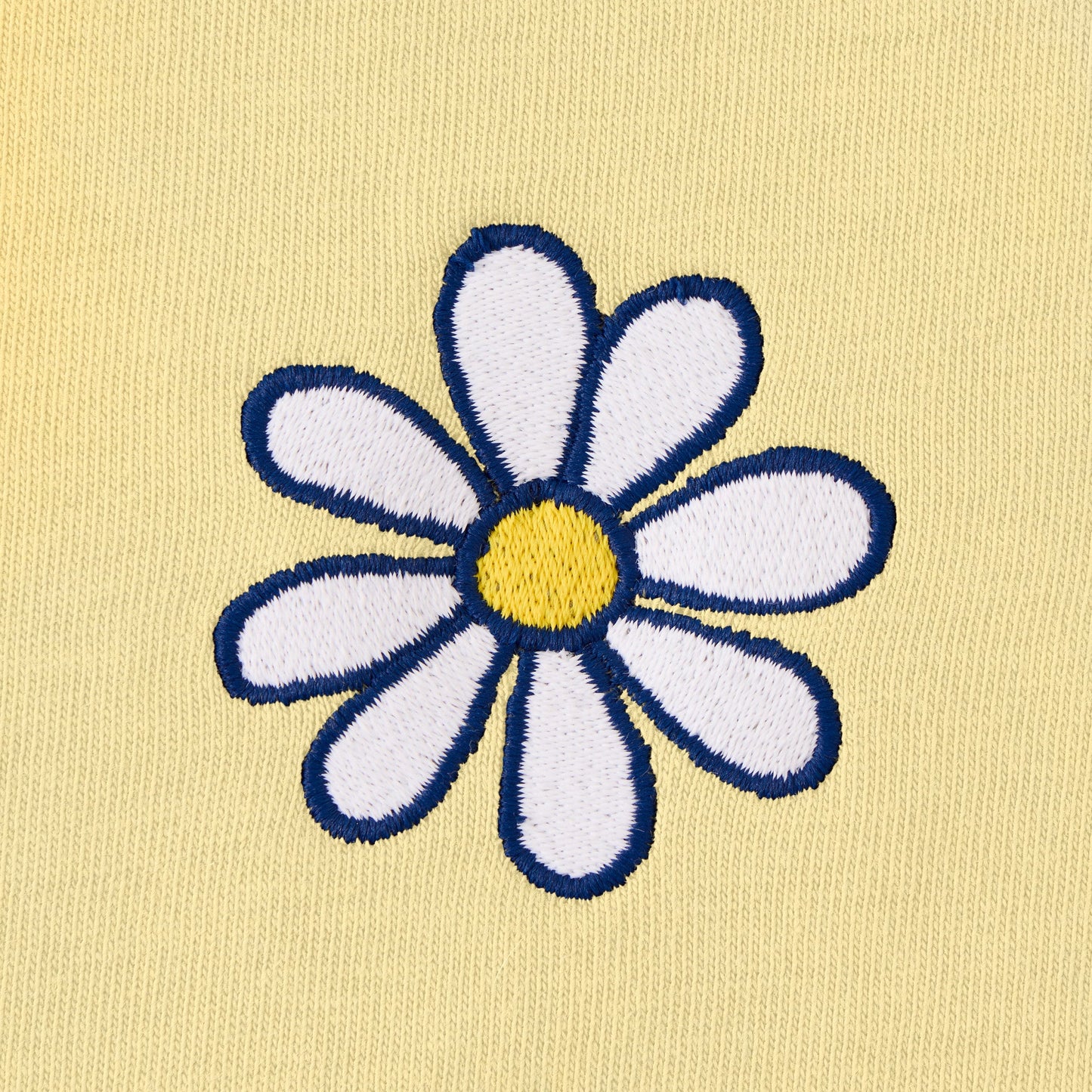 Women's Embroidered Daisy Short Sleeve Crusher Tee